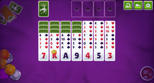 Scorpion Solitaire Free Online Card Game